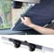 Parasol Coche Delantero, Visera Protección Solar Retráctil Automática para Parabrisas de Coche con Protección de Ventosa, Cortina con Protección UV