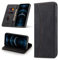 Leaisan Handyhülle für iPhone 12 Pro Max Hülle Premium Leder Flip Klappbare Stoßfeste Magnetische [Standfunktion] [Kartenfächern] Schutzhülle für iPhone 12 Pro Max Tasche - Schwarz