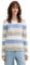 TOM TAILOR Damen 1042952 Pullover mit Struktur, 37224-beige Blue Block Stripe, S