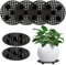 YGKYMVW Topfpflanzenständer, 6 Stück Drainagegitter Kunststoff Blumentopf Mesh Pads 20cm, Drainage Mesh Gittermatte Rund Blumentopf Ständer Drainage Mesh für Outdoor Garten Innenbereich