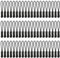 LUFFLOK 60 Pièces Tirettes de Fermeture Éclair, Remplacement Tirette Zip Noire, Étiquettes de Fermeture Éclair, Tirettes de Cordons Non-Glissantes pour Sacs à Dos, Tentes, Vestes, Bagages (Noir)