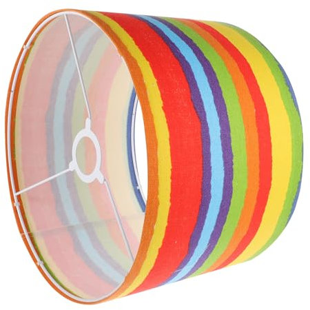 IWOWHERO Decorativer Lampenschirm Gestreift Vielseitig Für Wand- Tisch Pendelleuchten Augenschonend Moderner Einfacher Lampenschirm Für Schlafzimmer Und Wohnzimmer