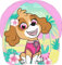 Paw Patrol Skye Kappe für Mädchen Kinder Cap Basecap Baseballkappe Sonnenschutz Hat Ideal für Strand Kindergarten Schwimmbad Schule Gr. 52 54 (DE/NL/SE/PL, Numerisch, 52, Rosa)