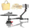 Portable Video Rotating Platform,360 Panoramic Photography Platform, Photo Studio,Camera Slider,Photography Turntable,Multi-Angle Adjustable Shooting