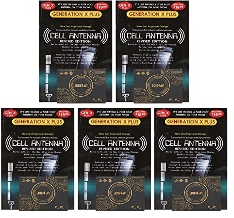 Elprico 5pcs Handy -Booster -Aufkleber, Telefon -Signalaufkleber, Mobilfunk-/Walkie -Talkies/Summer -Verbesserungsaufkleber für Tunnel und Berge Im Freien Campingstoffe Im Freien