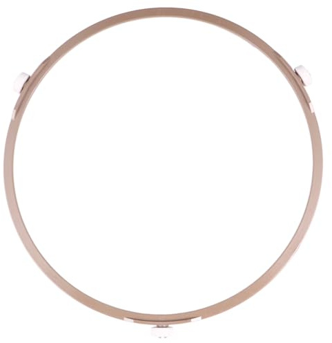 BESPORTBLE Anillo Soporte para Plato Giratorio de Microondas, 22 CM Diámetro, Ruedas Resistentes de 1,4 CM, 2 Piezas para Uso en Hornos Microondas Domésticos