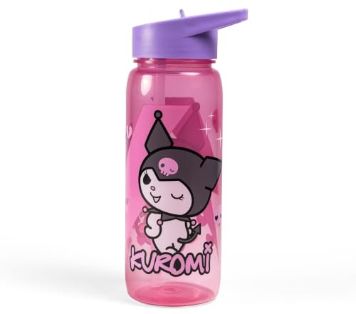 Kids Licensing Kunststoffflasche, 600 ml, Kuromi, Sanrio