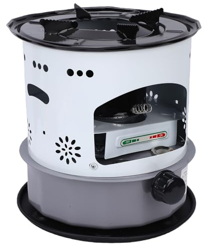 Qcwwy Réchaud à Pétrole Portable 5,2 L en Alliage D'aluminium, Idéal pour le camping. Chauffage Rapide et écoénergétique, avec Sac de Rangement pour les Pique-niques D'urgence en