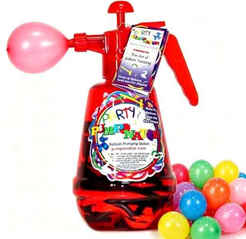 Bomba para Globos De Agua con 500 Globos, Llenado Rápido Botella Llenar Globo De Agua, Fácil Llenar Botella Infladora Manual Inflar Globo, Bombas Balloon Aguas Estación Llenado (Color Aleatorio)