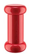 Alessi ES19 Salz-/Pfeffer-und Gewürzmühle aus Buchenholz, rot 100 Values Collection, Steel, 3