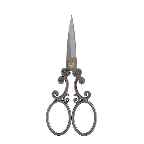 Forbici Ricamo, Vintage Forbici Tessuto, Forbici da Sarto da Acciaio Inox, Forbici d'epoca per Cucire, Professionali Cucito e Sartoria fai da te(Gray)