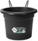 Elho Green Basics Potholder Allin1 Metal Blumentopf, Living Schwarz, 27 CM