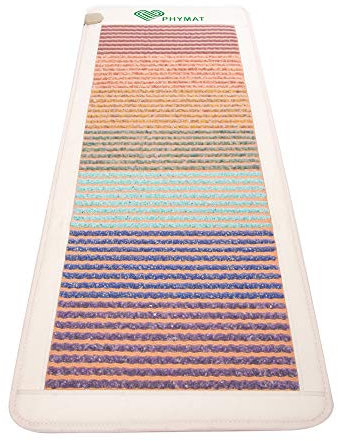 PHYMAT 7 Colour Amethyst Far Infrared Heating Pad - Large Full Body 67 x 27 Inches Bio Crystal Heating Pad - Amethyst Infrared Heating Mat, Smart Controllor, Auto Shut Off