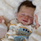 iCradle Reborn Baby Puppe - 22 Zoll 55 cm Ganzkörper Silikon Vinyl Junge - Lebensechte Neugeborenen Puppe für Kinder