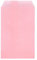 Quotidian Rose Pâle Plat Grand Papier Sulfurisé Sacs 5 x 7 (13 x 17,8cm) Paquet de 100 - Petites Friandises Mariage Confettis Lancer