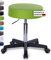 1stuff Rollhocker Squash 40 - ca. 51-71 cm Höhe - Drehhocker mit extra breitem 40 cm Sitz - vielseitiger Arbeits-Hocker - Praxishocker mit Rollen - Studiohocker Apfelgrün