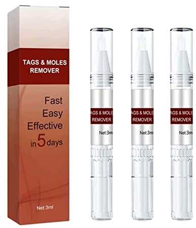 Wipeoff Tags & Moles Remover, Wipe Off Tags and Mole Remover, Extreme Skin Tag Wipe Off Tags & Mole Remover, Fast Easy Effective in 5 Days for Face Armpit Flesh Neck (3PC)
