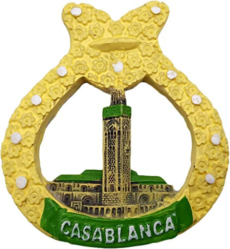 Casablanca Marokko aus Kühlschrankmagnet Kühlschrankmagnet Dekoration Magnet Aufkleber Souvenir Harz Basteln