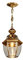 FanXus E27 Vintage Cuivre Antique Plafond Lanterne LED en Laiton Antique Pendentif Luminaire Lustre en Verre Salon Suspension Lampe Bar Couloir Jardin Balcon Éclairage Montage Made in China