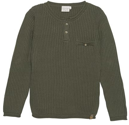 MINYMO Strickpullover Olive Night 116