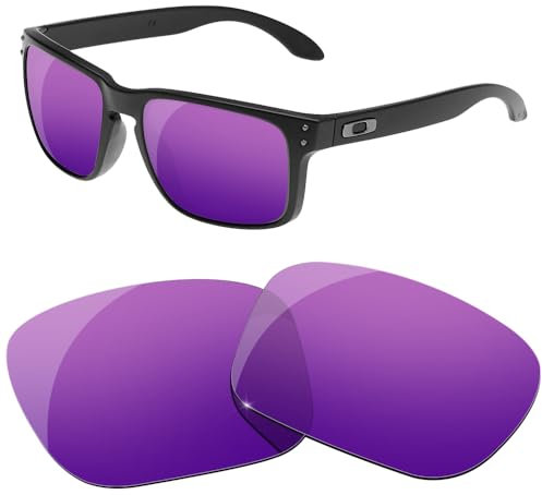 HiCycle2 Lenti polarizzate di ricambio per occhiali da sole Oakley Holbrook XL, varie opzioni, Viola