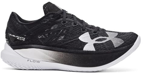 Under Armour Velociti Elite 2 - Tenis de correr para hombre, negro y blanco, 42.5 EU
