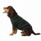 HUGO & HUDSON x Hackett Hundepullover mit Zopfmuster, Warmer Rollkragenpullover aus Strick, Grün, S
