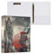 London Bridge Red Bus 3-Ring-Ordner, 3,8 cm, hält 200 Blatt, runder Ringbuch, vielseitige Ordner für Schule, Büro, Zuhause, 1 Packung