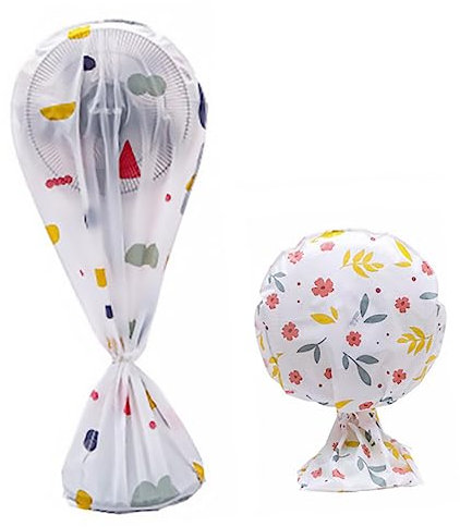 Cabilock 2 Stück Ventilatorabdeckungen Bodenventilator-schutzhüllen Wiederverwendbar Robuste Abdeckungen Für Ventilatoren Elegantes Muster Passende Heimdekoration