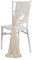 Pmnzdy 2 Stück Tüll Stuhlschleifen Schleifenband Chiffon Stoff Stuhllehne 20x 253cm Streamer Stuhl Band Stuhlhusse Stuhl Bögen Raffhalter Hochzeit Jahrestag Party Bankett Event Empfang Champagner 1#