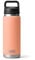 YETI Rambler Bottle Chug, Vaccum Insulated Stainless Steel Bottle with Chug Cap, Lowcountry Peach, 26 oz (769 ml)