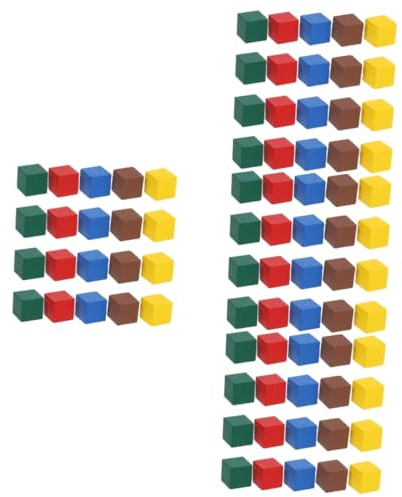 KOMBIUDA 200stücke Holz Schachfiguren Für Brettspiele Kleine Bunte Spielsteine Und Ersatzteile Für Schach Oder Flugschach Kompakt Und Leicht Zu Lagern