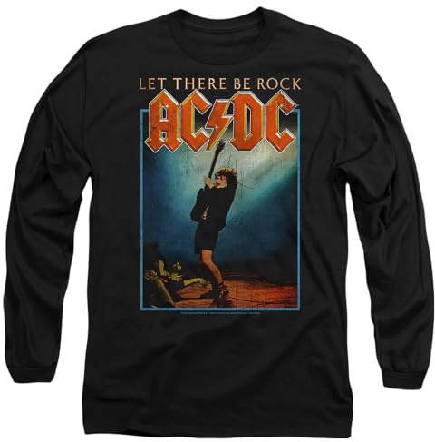 AC/DC ACDC Let There Be Rock Mens Long Sleeve T Shirt