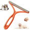 1 Pcs Pet Hair Remover,Dog Hair Remover,Carpet Brush For Pet Hair For Carpet,Carpet Scraper Tool for Sofa Car Furniture Stairs Pet Bed Portable Carpet Brush,Easy to Clean(Orange)