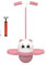 Zunishaone Sprungkugel mit Griff, Reiter, Balance-Board, bunte LED- , Panda-Form, Springspielzeug für , Mädchen, Geburtstag, Neujahr, Weihnachten