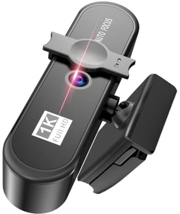 QUXVUIS Webcam 4K Haute définition caméra Microphone Ordinateur Portable Remplacement réunion Bureau vidéoconférences Autofocus, Type 2