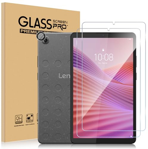 ELYCO Schutzfolie Kompatibel mit Lenovo Tab One 8.7 Zoll für Panzerglas | 2 Stück Displayschutzfolie + 1 Stück Kamera Schutzfolie, Anti-Bläschen Panzer Schutz Glas, HD Clear