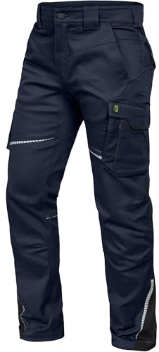 Leibwächter Flex-Line Stretch Arbeitshose, Handwerker Hose, Arbeitsbekleidung atmungsaktiv, ohne Knietaschen