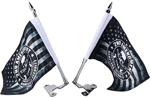 Yctze : Fahnenmast-Kit Fahnenmast – Deckel-Fahnenmast-Montageset mit Heimatschutzflagge L R Ersatz Gold Wing DCT 2018–2020 – Fahnenmast-Hardware