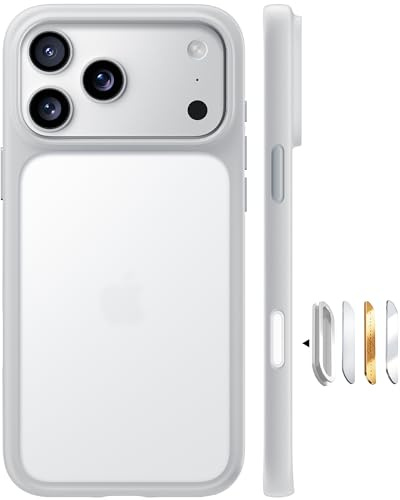 TORRAS for iPhone 17 Pro Max Case, 12FT Shockproof, Grey | Durable and sturdy, velvety touch, anti-slip texture, Protective case for iphone 17 pro max