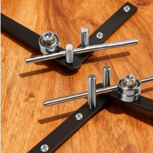 Manual Rod Bender Tool for Steel, Aluminum & Copper Rods (1–6mm Steel / 10mm Non-Ferrous), 180° Bending, Stainless Steel Construct