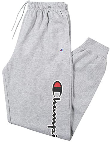 Champion Leistungsstarkes 1/4 Reißverschluss-Sweatshirt mit Stickerei für Herren 4X groß Heather Grau