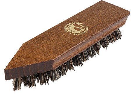 Langlauf Schuhbedarf Premium Schmutzbürste für Schuhe – Schuhputzbürste mit Kokosfasern und ergonomischem, lackierten Holzgriff - Naturborsten zur kraftvollen Reinigung ihrer Schuhe und Stiefel
