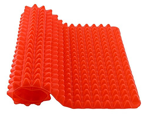 Silikon hitzebeständig Antihaft-Backmatte Pyramidenform Kochen Matte Ofen Backblech BBQ Girll Matte