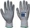 Portwest Gant anti-coupure Mr, avec paume en PU, taille XS, couleur : gris, A622G7RXS