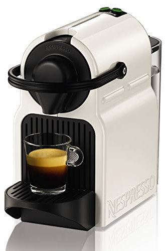 Nespresso Krups Inissia XN1001 - Cafetera monodosis de cápsulas Nespresso, 19 bares, apagado automático, color blanco (Reacondicionado)