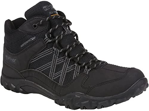 Regatta Chaussures Techniques De Marche Edgepoint, Herren Wanderschuh, Schwarz/Granit, 39 EU