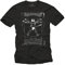 Musik T-Shirts mit Gitarre Leonardo DA Vinci schwarz Männer XXXXXL