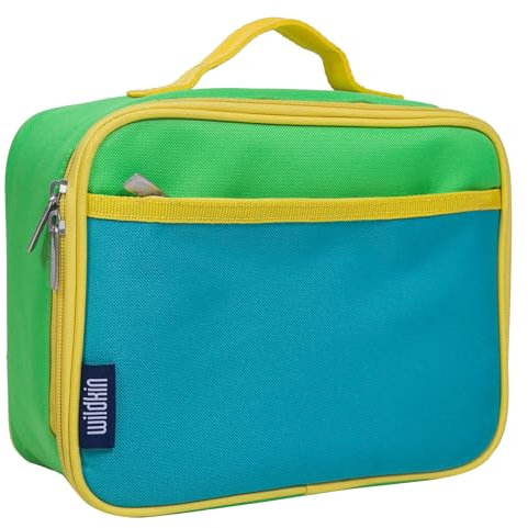 Wildkin Lonchera aislada para niños, duradera y reutilizable para la escuela y viajes, verde monstruo