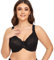 Ayigedu UK Ladies Super Plus Size Full Coverage Bra Non Padded Underwire Minimizer Bras 36-C Black